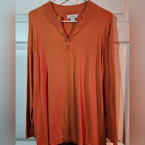 Orange lightweight sweater